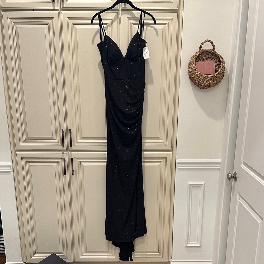 Windsor Black Dress with Glitter size medium - Picture 2 of 7